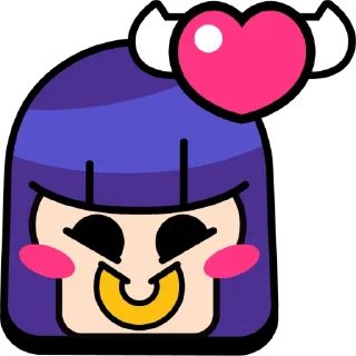 ❤️ emoji ЗНАЧКИ БРАВЛ СТАРС 4 Telegram sticker 23 of 66