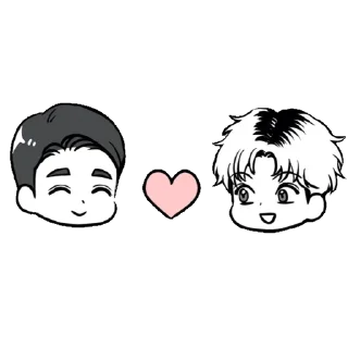 💕 emoji Чан У Telegram sticker 2 of 73