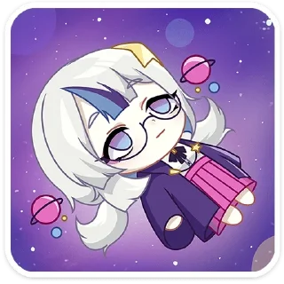 🌌 emoji Астерия; @stickersvk18, @yooshi69 Telegram sticker 24 of 50