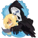 😴 emoji Scare movie Telegram sticker 5 of 8