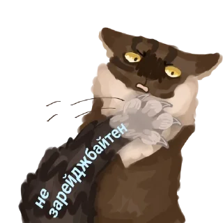 😉 emoji коты воители (возможно) Telegram sticker 22 of 104