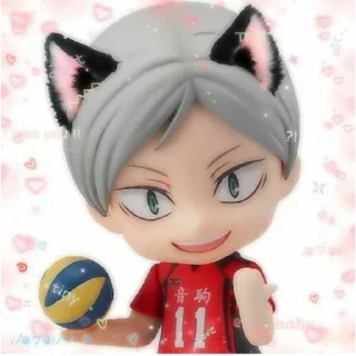 ✨ emoji haikyuu ฅ^•ﻌ•^ฅ Telegram sticker 20 of 35