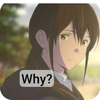 💇 emoji I wan to eat your pancreas Telegram sticker 10 of 18