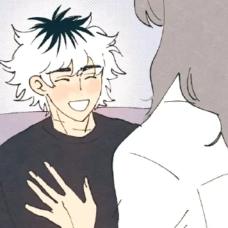 😄 emoji 𝆹𝅥 𝆭  ᴄʀᴜsʜ 𝟹s #𝟷 :: @yanani_n Telegram sticker 7 of 120