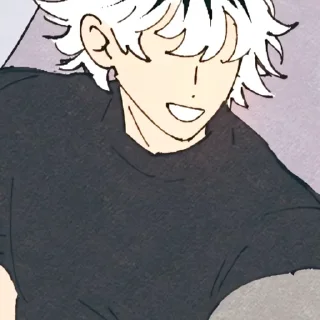 😃 emoji 𝆹𝅥 𝆭  ᴄʀᴜsʜ 𝟹s #𝟷 :: @yanani_n Telegram sticker 5 of 120