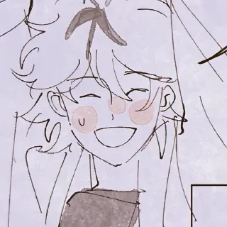 😅 emoji 𝆹𝅥 𝆭  ᴄʀᴜsʜ 𝟷s #𝟸 :: @yanani_n Telegram sticker 9 of 120