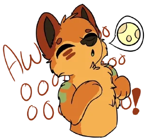 🤤 emoji @TVstickers FurraFfinity Art Telegram sticker 8 of 11