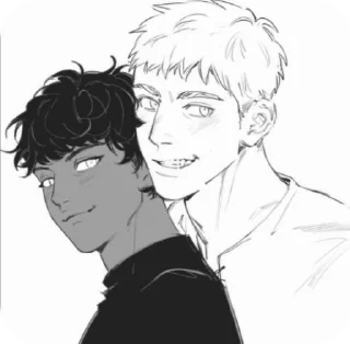 ❤️ emoji laios x kabru Telegram sticker 3 of 60