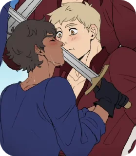 ❤️ emoji laios x kabru Telegram sticker 14 of 60