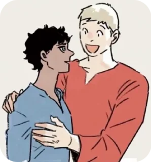 ❤️ emoji laios x kabru Telegram sticker 5 of 60
