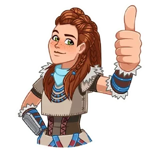 Sticker from Horizon Forbidden West @TgSticker