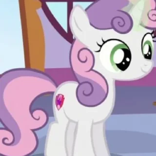 🍒 emoji Sweetie Belle | @MLPstick Telegram sticker 5 of 50