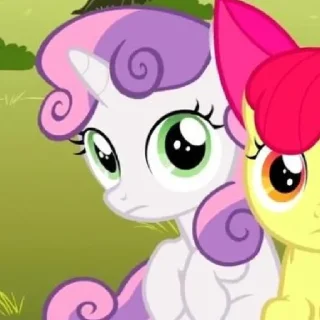 🍒 emoji Sweetie Belle | @MLPstick Telegram sticker 21 of 50