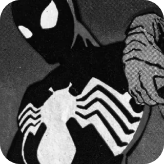 😶 emoji Symbiote Spider • @Earth928B Telegram sticker 15 of 50