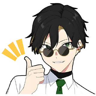 👍 emoji Злой-кун @nyasticks Telegram sticker 14 of 41