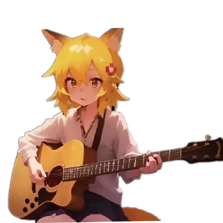 🎸 emoji idk Telegram sticker 6 of 45