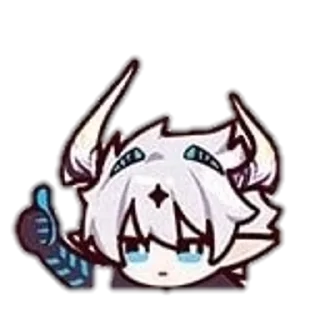 👍 emoji honkai stickers Telegram sticker 16 of 39