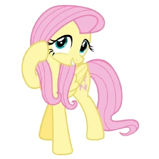 🌟 emoji Fluttershy Telegram sticker 11 of 34