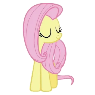 🌟 emoji Fluttershy Telegram sticker 23 of 34