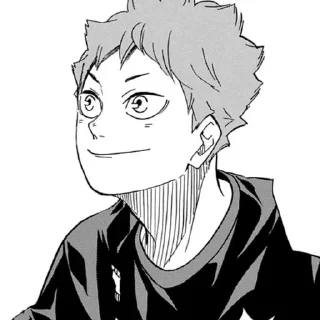 🙂 emoji hinata shoyo Telegram sticker 8 of 17