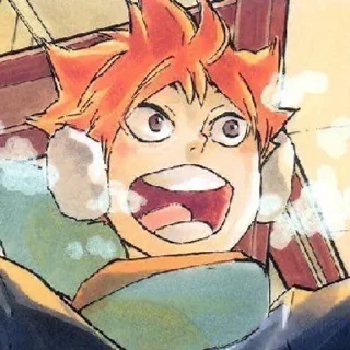 Sticker from hinata shoyo