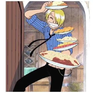 😁 emoji Санджи сладкий пупсик Telegram sticker 5 of 38