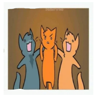 😃 emoji Cats warriors Telegram sticker 17 of 21