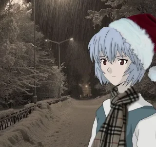 🌟 emoji Рей Аянами Telegram sticker 16 of 69