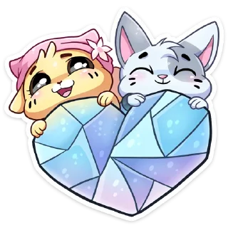 ❤️ emoji Зимние Бисквит и Ванилька :: @stickroom Telegram sticker 7 of 48