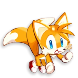 Sticker from Sonic and Tails Cookie!