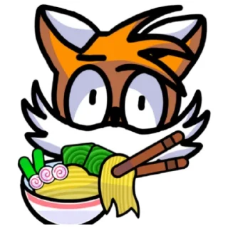 🍜 emoji Tails @tails_love Telegram sticker 17 of 30