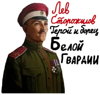 🚩 emoji Белая Гвардия Telegram sticker 2 of 17
