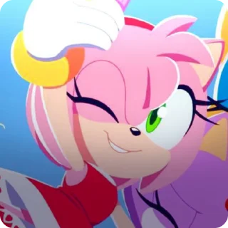 🌟 emoji 💗_-Amy ROSE-_💗 Telegram sticker 7 of 20