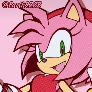 🌟 emoji Amy Rose • @Earth928B Telegram sticker 5 of 40