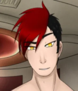🥩 emoji Каин яйцеголовый (Cain❤️🖤) Telegram sticker 9 of 14