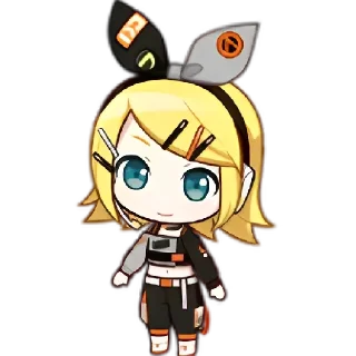 Sticker from Kagamine Rin @sashussekai