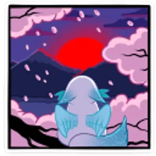 🌄 emoji Минто Telegram sticker 19 of 48