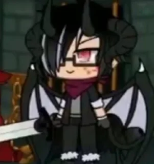 🖤 emoji Гачимучи лайки и тек таке Telegram sticker 21 of 113