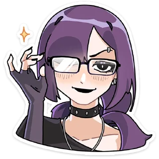👁 emoji Яна @Nyasticks Telegram sticker 22 of 49