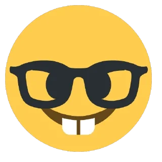 😡 emoji 🤓 Telegram sticker 18 of 30