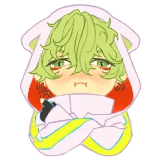 😾 emoji Hokusai Masaki Telegram sticker 6 of 9