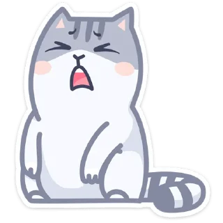 😫 emoji Серый Персик (@TgSticker) Telegram sticker 16 of 49