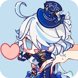 🫐 emoji Фурина Telegram sticker 14 of 40