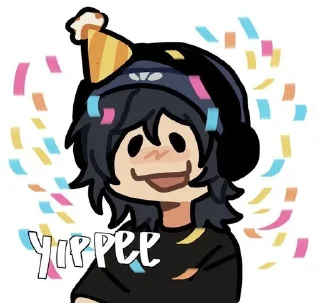 🥳 emoji Утенок лол (quackity) Telegram sticker 5 of 120