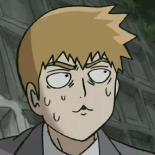 🙀 emoji Reigen Arataka! Telegram sticker 7 of 60