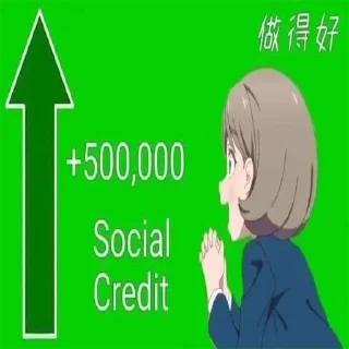 🤯 emoji social credit Telegram sticker 4 of 8