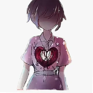 🩸 emoji Яндере симулятор Telegram sticker 14 of 60