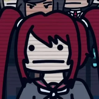 😐 emoji Яндере симулятор 1980 в краткие Telegram sticker 9 of 56
