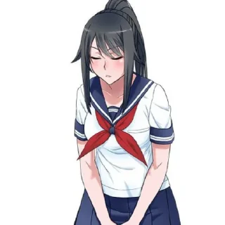 🩸 emoji Яндере симулятор Telegram sticker 5 of 60