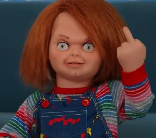 🖕 emoji Here's Chucky! Telegram sticker 14 of 45